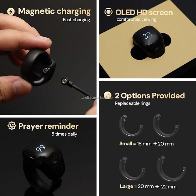 One-touch count button and a reset button