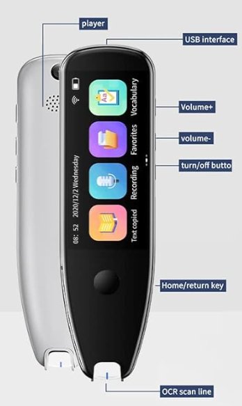 Text scan with instant on-screen translation